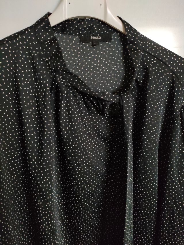 Blusa Festa L lunares