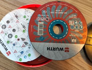 Confezione dischi per Mola acciaio Würth