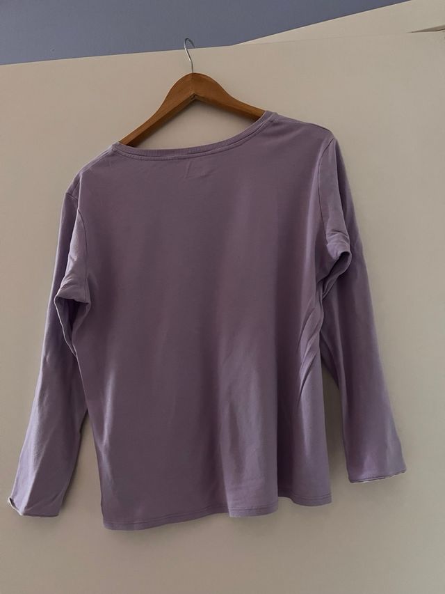 Maglietta cotone maniche lunghe