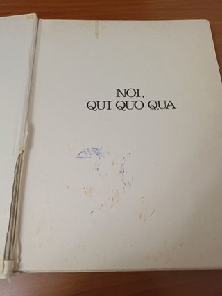 Vintage libro "Noi Qui Quo Qua"