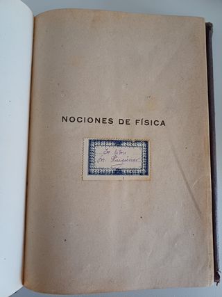 Libros antiguos de Física y Matemáticas