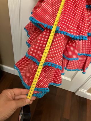 Traje de gitana 7 a 9 años