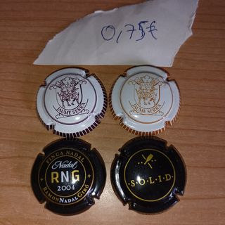 4 Chapas de Cava por 3€