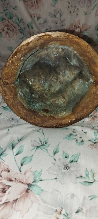 Figura amantes bronce