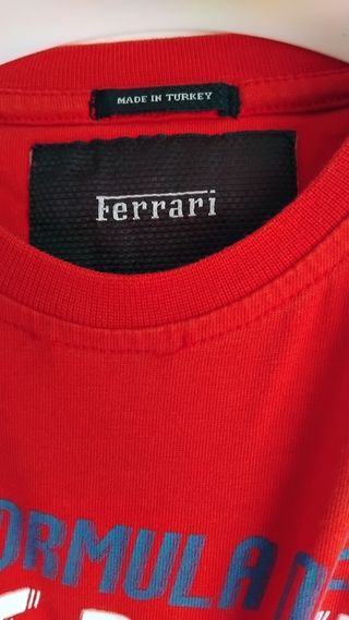 Maglia bambino Ferrari 7- 8 anni