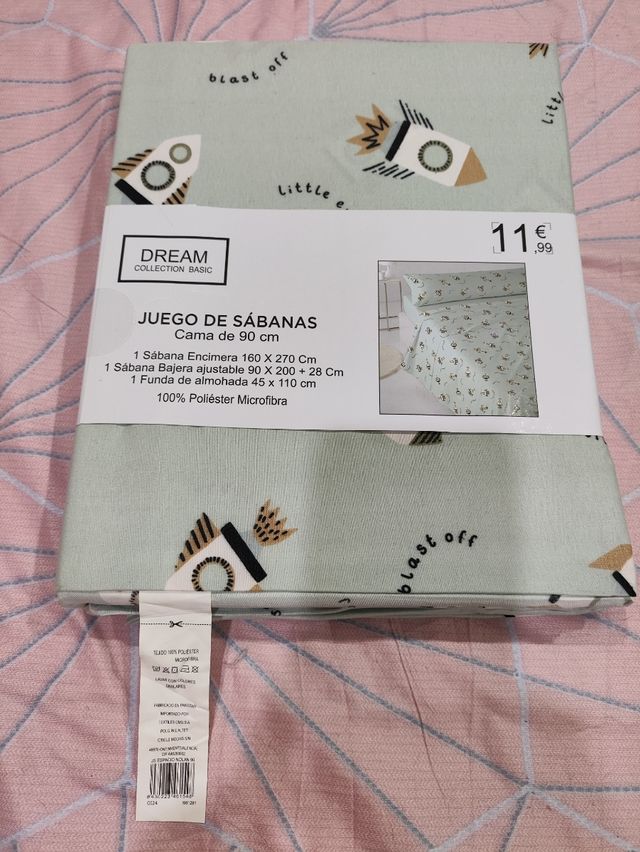 Juego de sabanas de 90