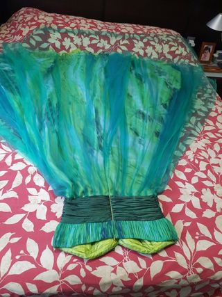 Vestido palabra de honor Verde