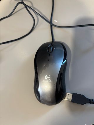 Ratón óptico Logitech LX3 gris  edición especial
