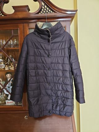 Piumino donna double face