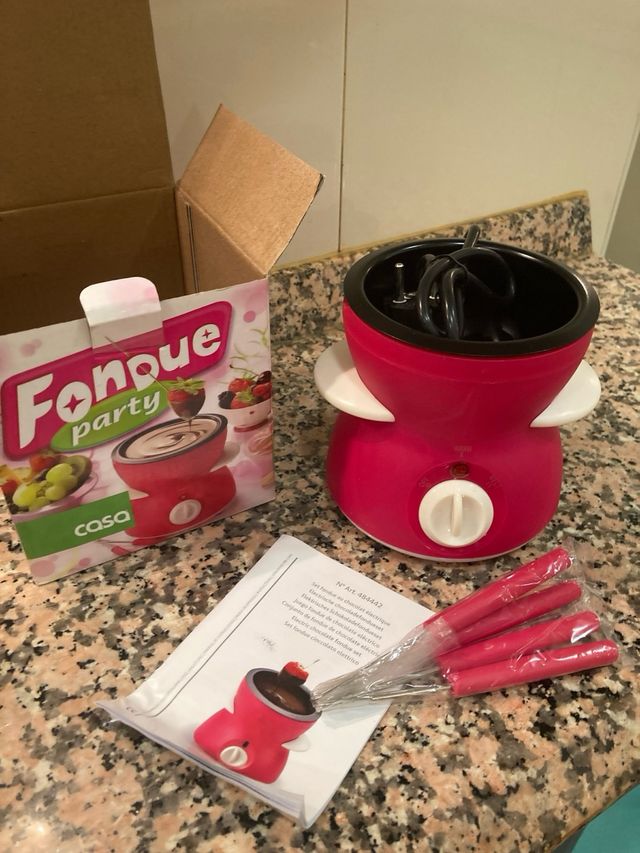 Fondue de chocolate pequeña eléctrica