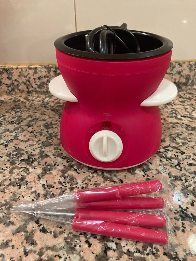 Fondue de chocolate pequeña eléctrica