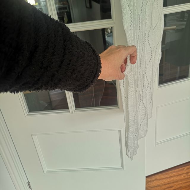 Vestido blanco escote V talla M