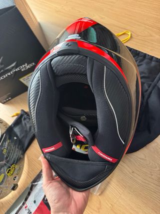 Casco scorpion EXO1400CARBON AIR PURE talla s