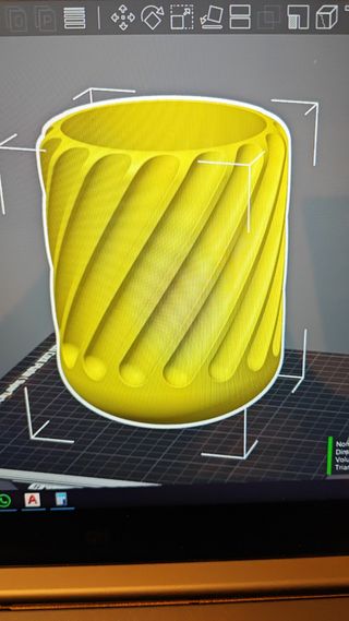 Vaso 3d printed - design originale