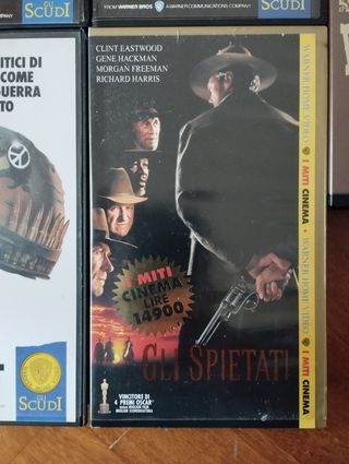 5 film VHS guerra western