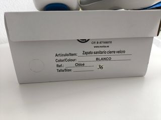 Zapatos seguridad Sanitario 36