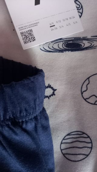 Conjunto bebé verão 6-9 meses novo + oferta