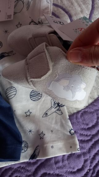 Conjunto bebé verão 6-9 meses novo + oferta