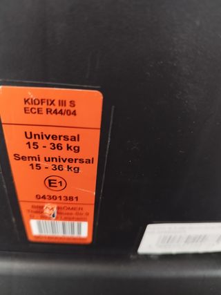 Silla infantil Britax Romer 3