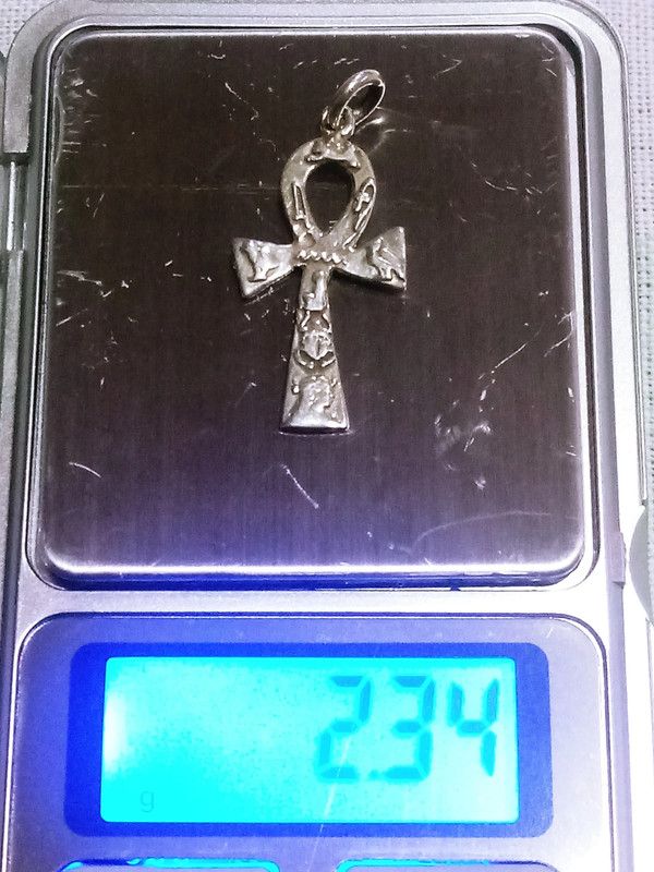 Anj Plata de Ley 925 Cruz Egipcia Silver Ankh 2