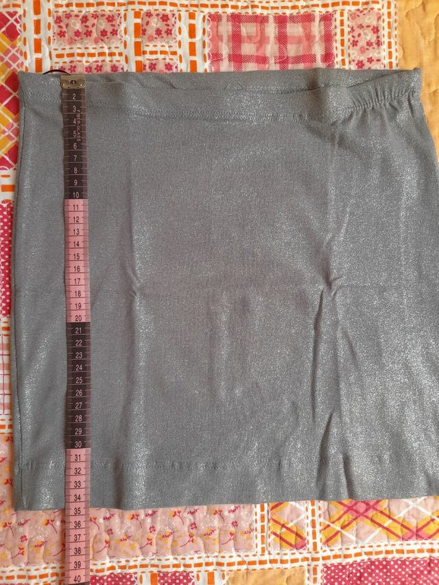 Vestito due pezzi argento 