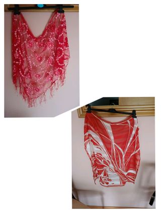 Dos Fular pañoleta Rojas