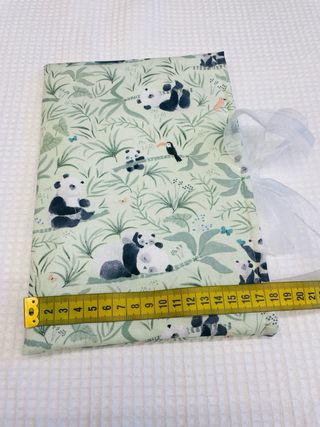 Funda para libro oso panda