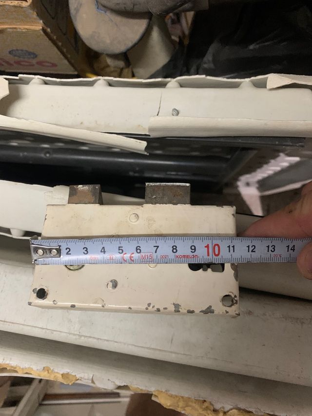 Cerraduras de parche con picaporte antiguas