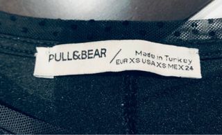 Vestido Negro Pull Bear