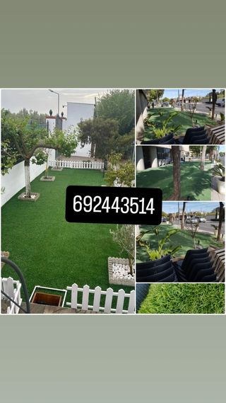 Ganga césped artificial reciclado!!