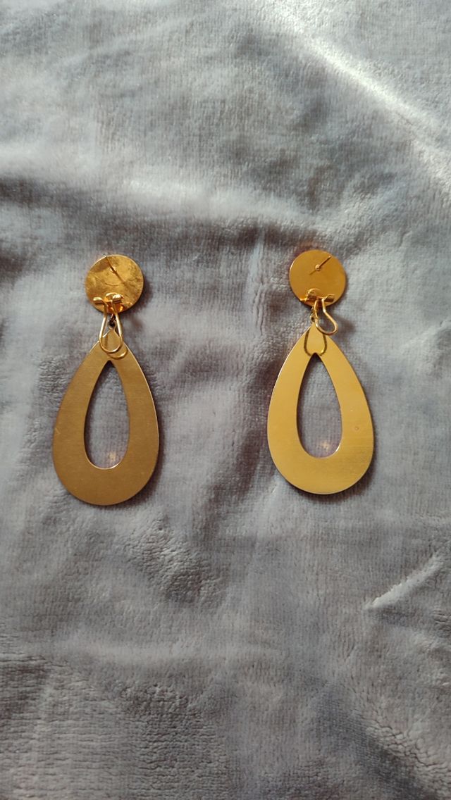 Pendientes rojo de flamenca