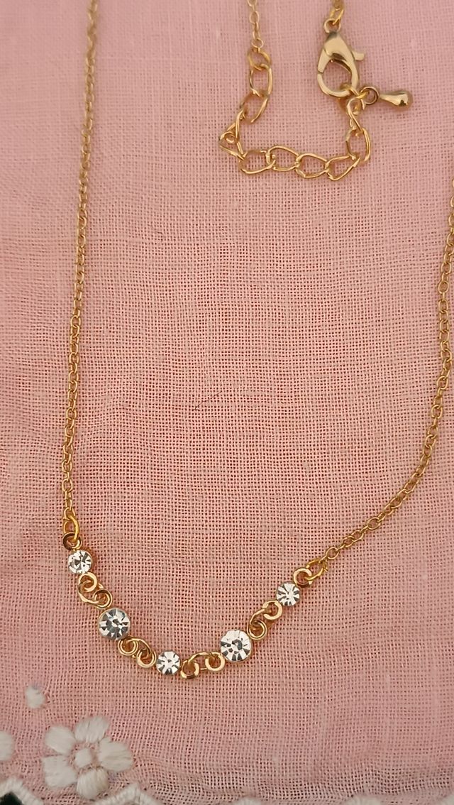 Collana con strass vintage