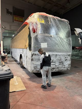 Reparacion de autobuses
