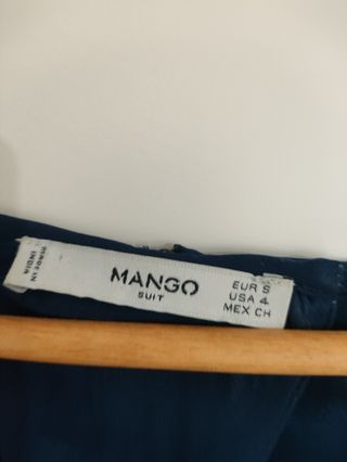 Camisa azul 💙 mango 3/4