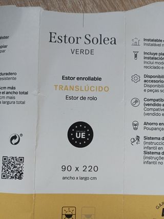 Estor verde menta