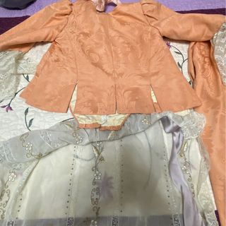 Traje fallera  damasco niña
