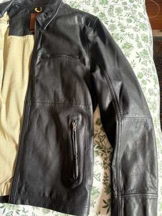 Cazadora Cuero negro Timberland