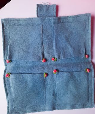 Dos bolsas tela guardar medias