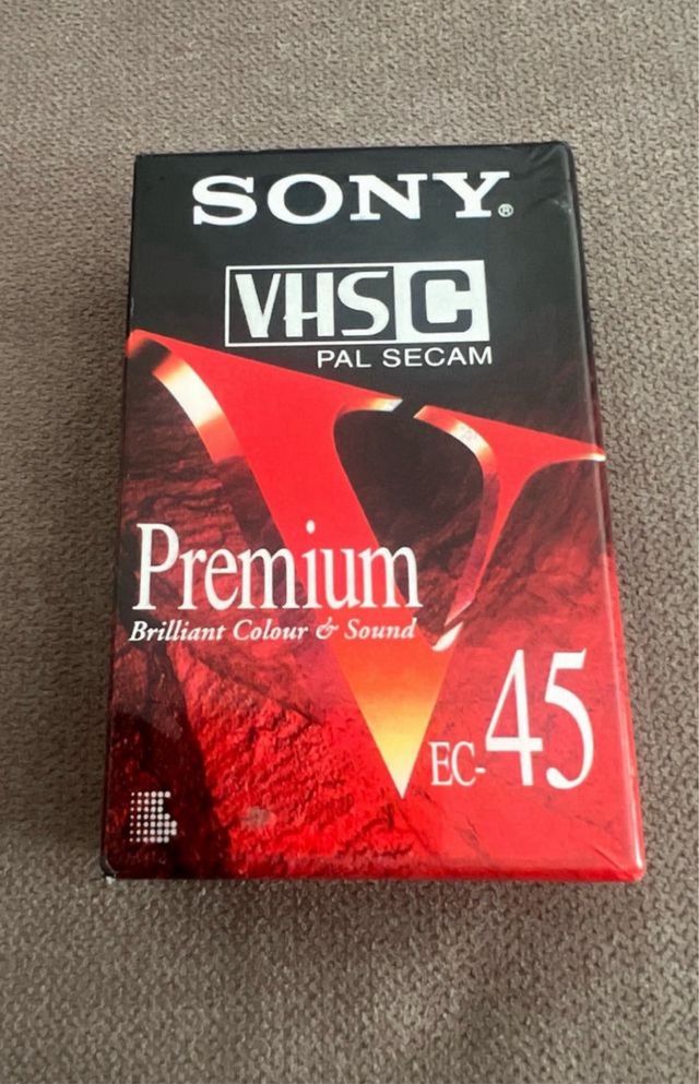 Cinta VHS premium Sony