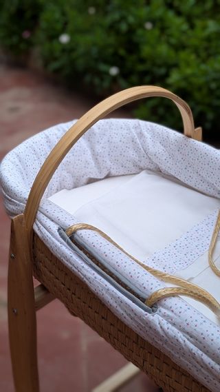 Capazo moisés vestido para bebés