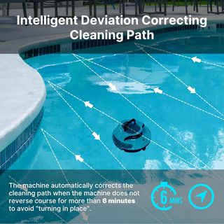 Robot piscina 120 minutos de limpieza hasta 90m2