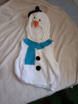 Disfraz muñeco de nieve