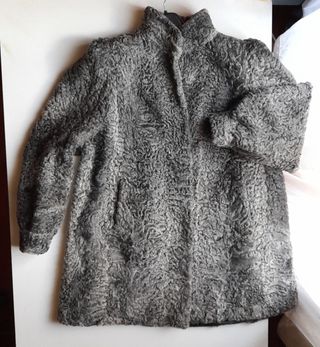 Abrigo chaquetón de astracán