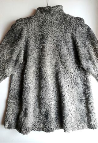Abrigo chaquetón de astracán