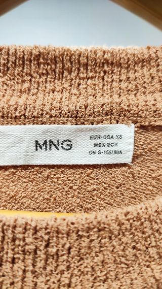 Jersey Punto Canesú Crochet