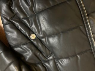 Cazadora cuero versache jeans