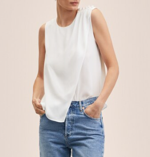 Camisa Cruzada Mango