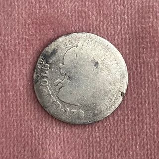 ESPAÑA 1786 1/2 real Mexico FM Carlos III