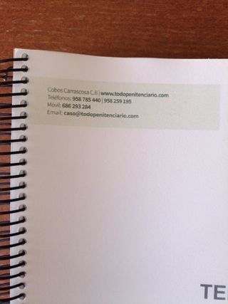 Temario oposiciones penitenciarias y derecho penal