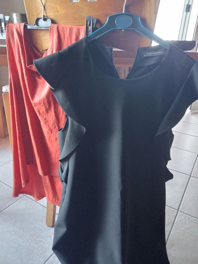 Abito Zara e canotta rossa super chic 